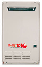 Everhot gas continuous flow hot water systems Canberra