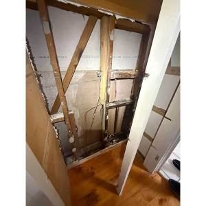 Rotting timber caused by a leaking shower in Woden