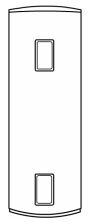 Electric hot water system twin element