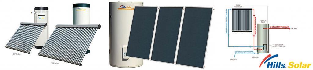 hills solar hot water systems
