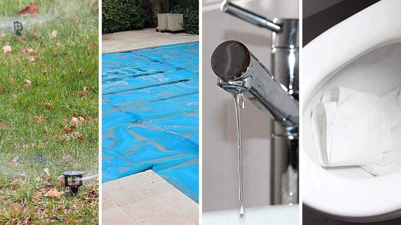 ways of saving water in the home