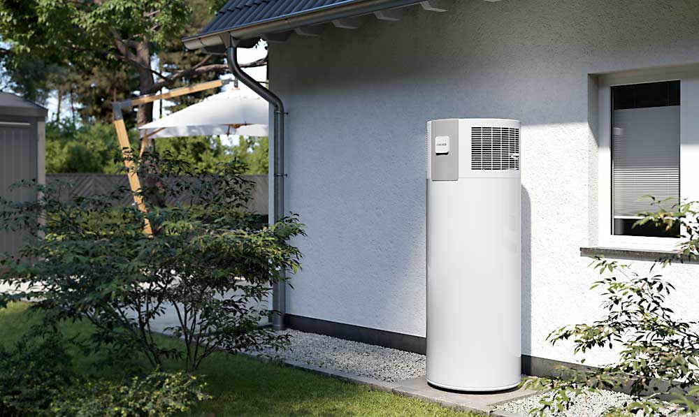 Stiebel Eltron Heat Pump - hot water system heat pump installed