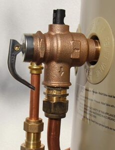 What is a hot water temperature pressure relief valve?
