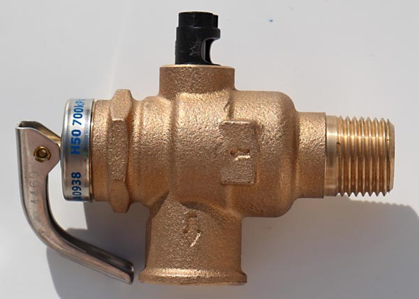 cold water expansion valve white