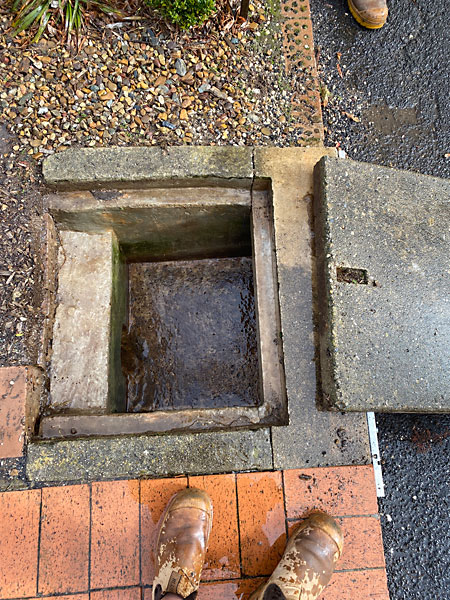 open stormwater pit north Canberra