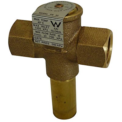Old style pressure limiting valve