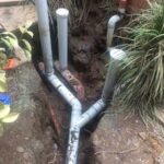 What sewerage and storm water pipes look like when uncovered