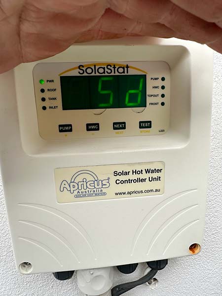 Faulty solar hot water sensors will cause loss of the frost protection function on most solar hot water systems