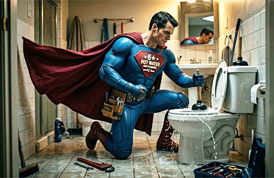 6 star hot water superman