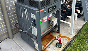 broken gas pool heater in Farrer Canberra