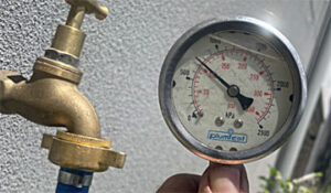 700kPa pressure at house tap in Narrabundah