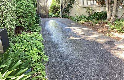 Pin point leak locating under a concrete driveway in Deakin