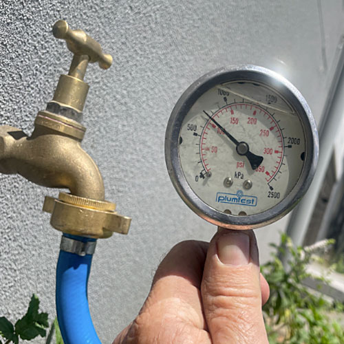 High Water Pressure Protection - 700kPa pressure at house tap in Narrabundah