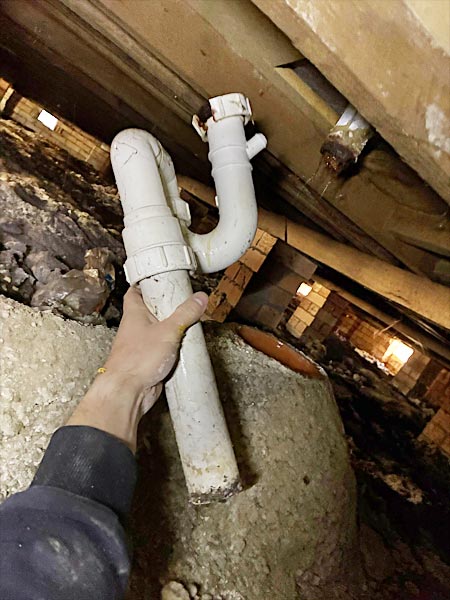 Repairing broken shower-drain in Tuggeranong