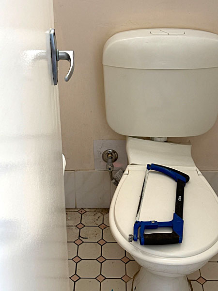 Toilet repairs