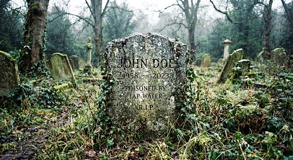 Tomb stone of John Doe. Tomb stone of John Doe